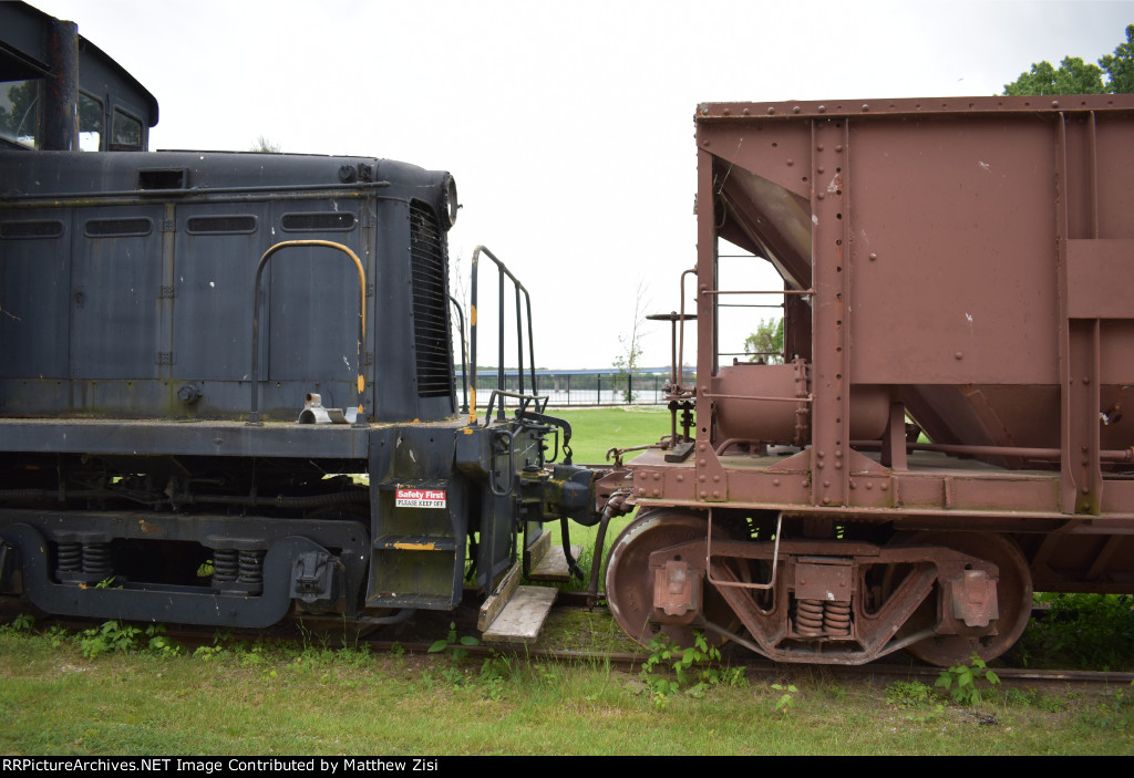 Switcher and Hopper Car